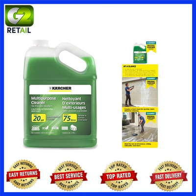 #ad Kärcher Eco Friendly Multi Purpose Pressure Washer Detergent Makes 20 Gallons $41.95