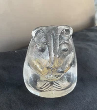 Vintage REIDEL  AUSTRIA  CHIPMUNK -crystal glass.  with label. VGC