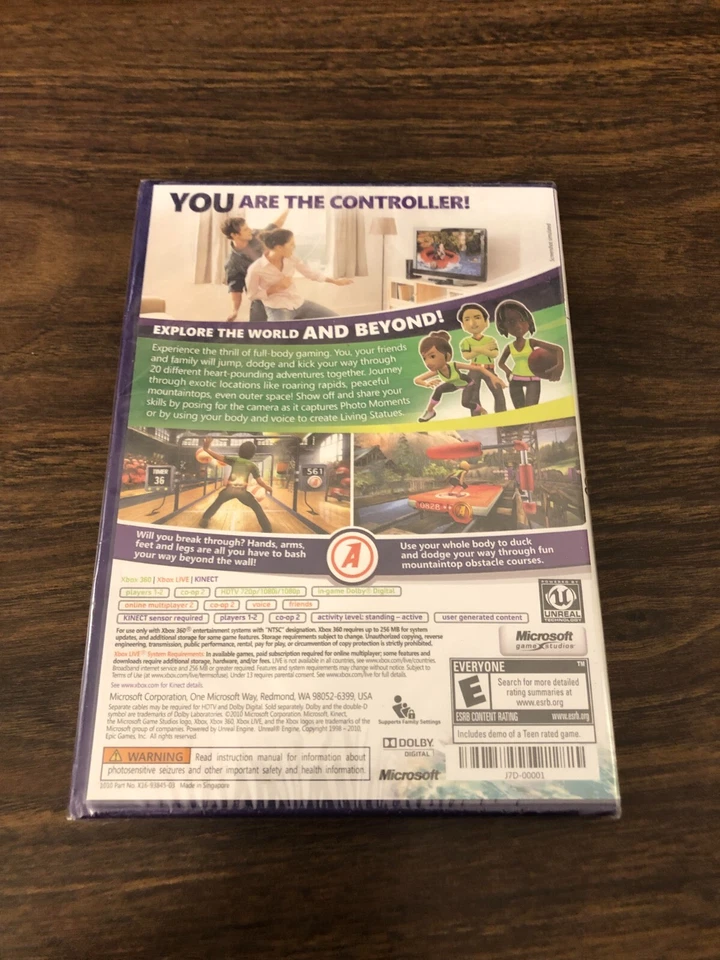 Kinect Adventures Sealed (Xbox 360, 2010) ** Brand New sealed, Great Condition - Image 2 of 4