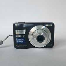 Sony Cyber-shot DSC-S5000 14.1MP black camera 5x zoom Tested Works photo shoot