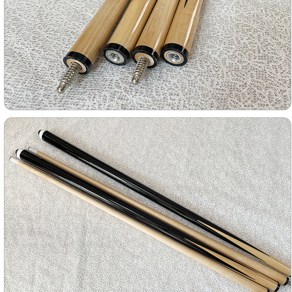 Pool Cue Stick 57" Billiard Shaft 2Piece Wooden Pool Cue Stick Snooker