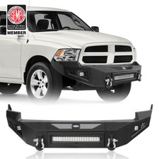 Steel Front Winch Bumper Wled Light Bar D-rings For 2009-2012 Dodge Ram 1500 Steel Front Winch Bumper Wled Light Bar D-rings For 2009-2012 Dodge Ram 1500