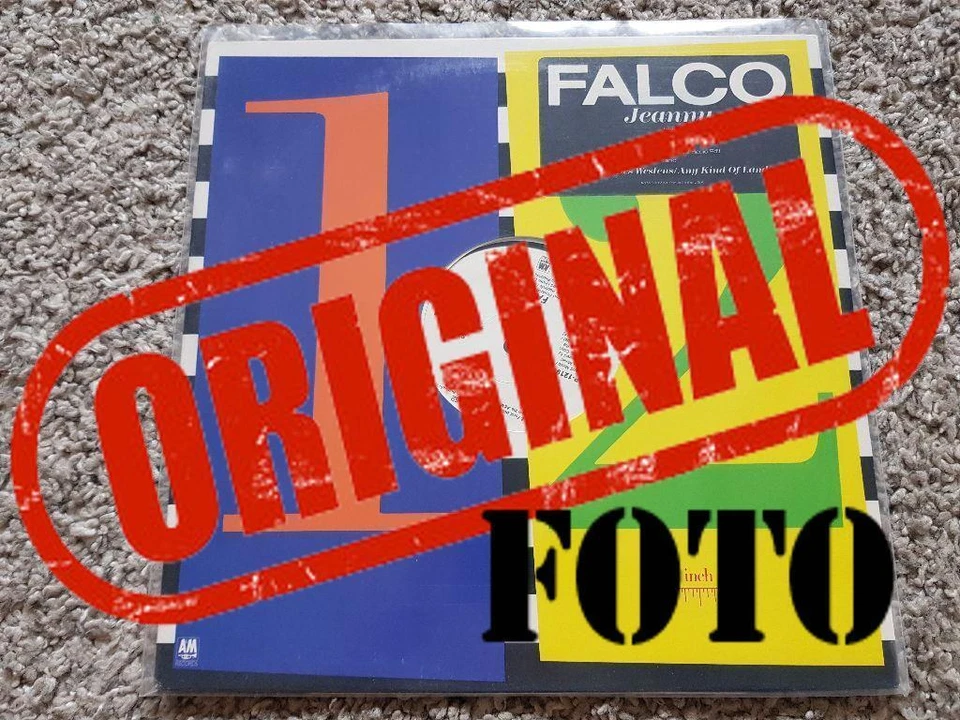 12" LP Falco - Jeanny US Promo Vinyl ENGLISH VERSION - Image 4 of 4