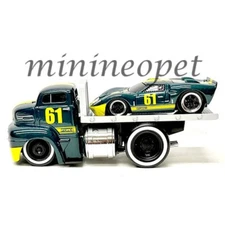 MAISTO MUSCLE MACHINES 1950 FORD COE FLATBED & 1966 FORD GT40 MK II 1/64 11547