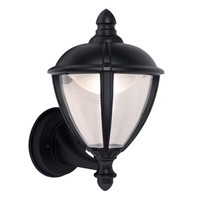 Led Alu AußEnwandleuchte Unite Schwarz 26,1X16,5X19,8Cm Lutec 2601-BL Eco-Light