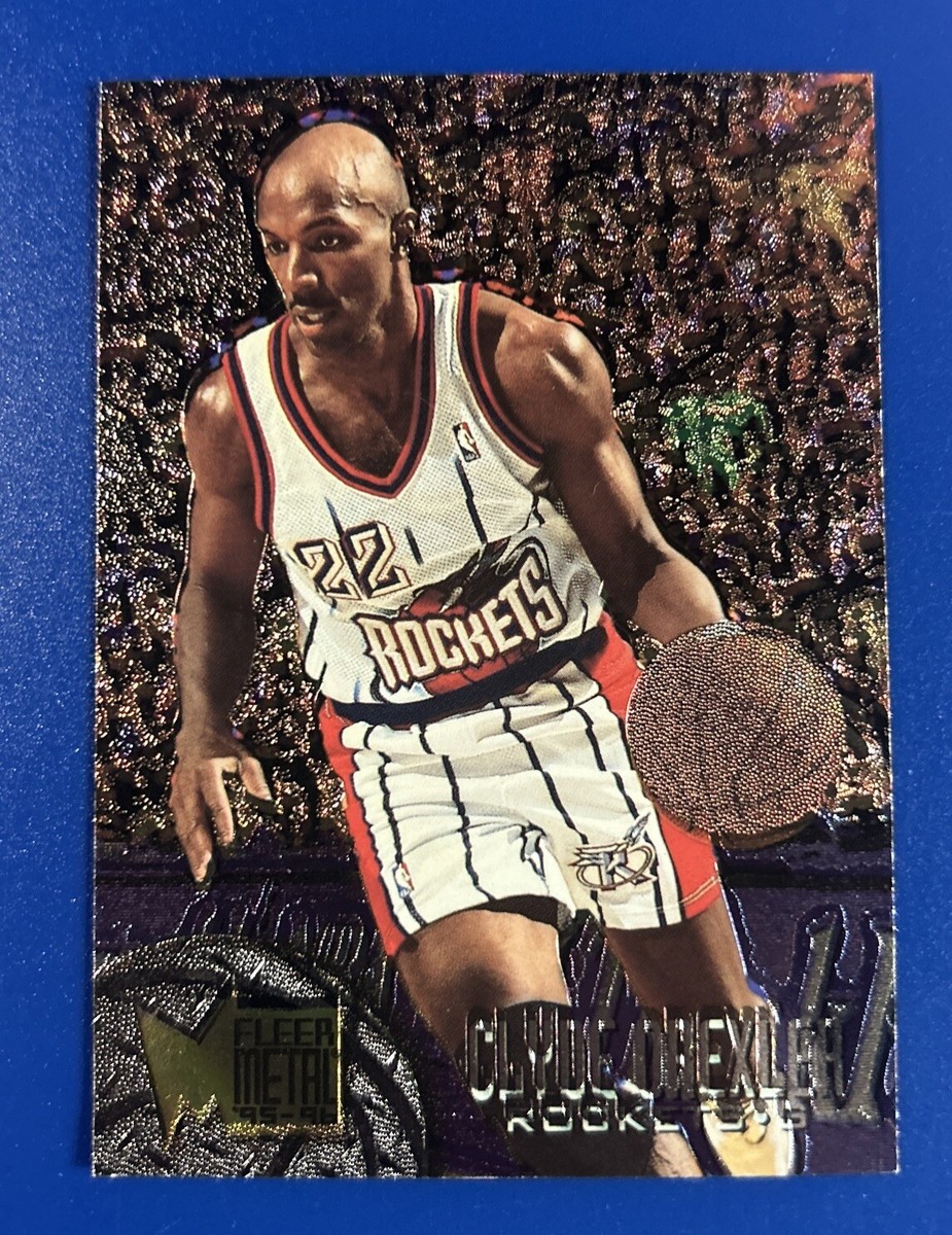 1995-96 Fleer Metal Universe Clyde Drexler Houston Rockets #152 | eBay