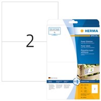 Herma 10910 Etiketten A4 210X148 Mm Weiß Extrem Stark Haftend Papier Matt 50 St.