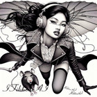 Tableau d'art numérique style fantaisie peinture à l'huile papier peint fond de bureau