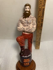 CHARLIE WELLS TRIPLE HOPPED IPA INKED BREWMASTER Draft beer tap handle. ENGLAND.