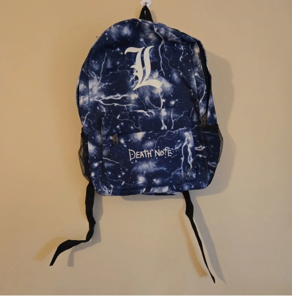 Lightning Pattern "Death Note" - "L" Backpack - image 2