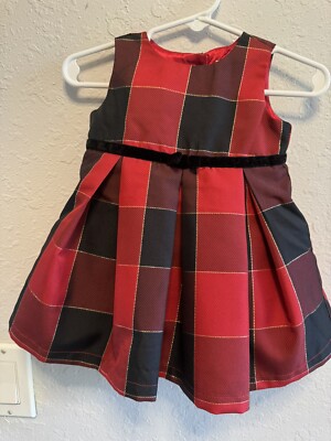 christmas dress children's Kids Red & White Dot Pom Pom Christmas Tree Tulle Dress – Little-Minnows
