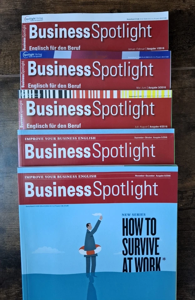 Business Spotlight 2016 - 5 Ausgaben  - Englisch für den Beruf - Bild 1 von 1