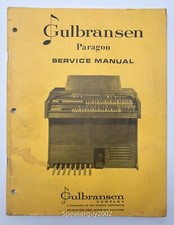 Original Gulbransen Organ Service Manual / Paragon