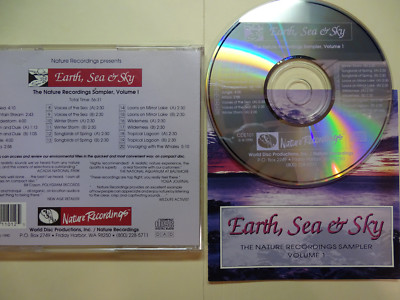 The Natural Recordings Sampler Vol 1 Earth Sea & Sky by Various Artists