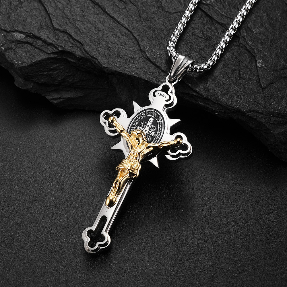 Jesus Christ Cross | Cross Necklace | Lord Cross Pendant |Crucifix Cross Pendant
