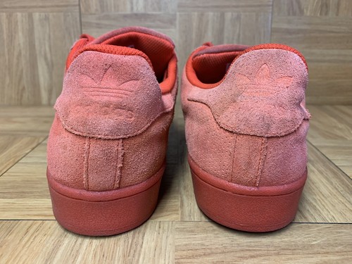 RARE🔥 Adidas Superstar Red Suede Men's Sneakers Sz 13 S79475 2015 Skateboarding - Bild 7 von 11