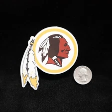 Washington Redskins NFL Redskins Logo Peel-Off  Sticker  (A)