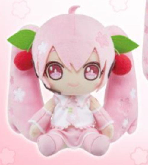 Мягкая игрушка TAITO Хацунэ Мику Сакура Мику Плюшевая игрушка 2020 года выпуска