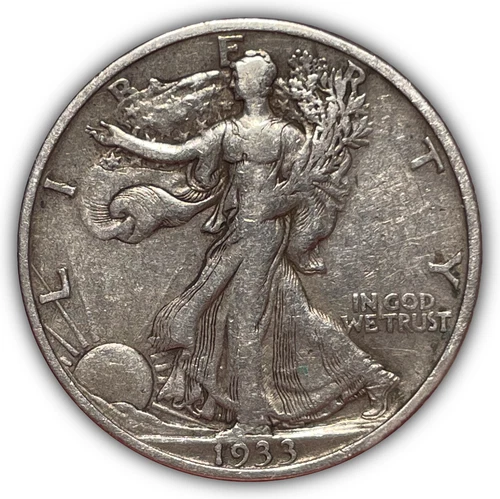 1933-S Walking Liberty Half Dollar Extremely Fine XF Coin #23611