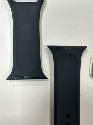 Genuine Apple Sport Band Apple Watch 41/38/40mm Midnight Gray/Blue M/L - Zdjęcie 3 z 6