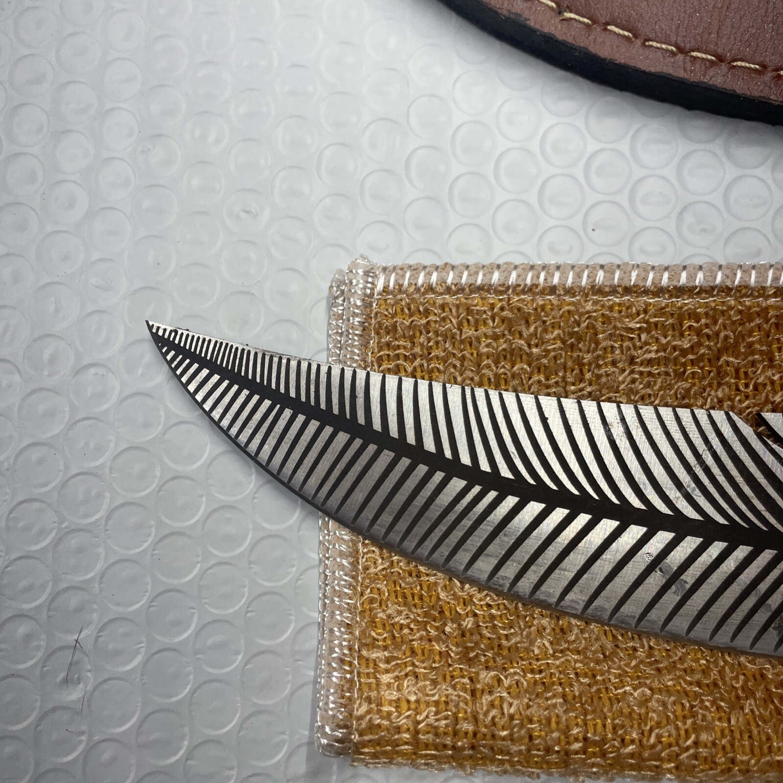 8”Veisky Knife Sharp Feather Boning Knife Hand Forged Knife High Carbon Steel S8