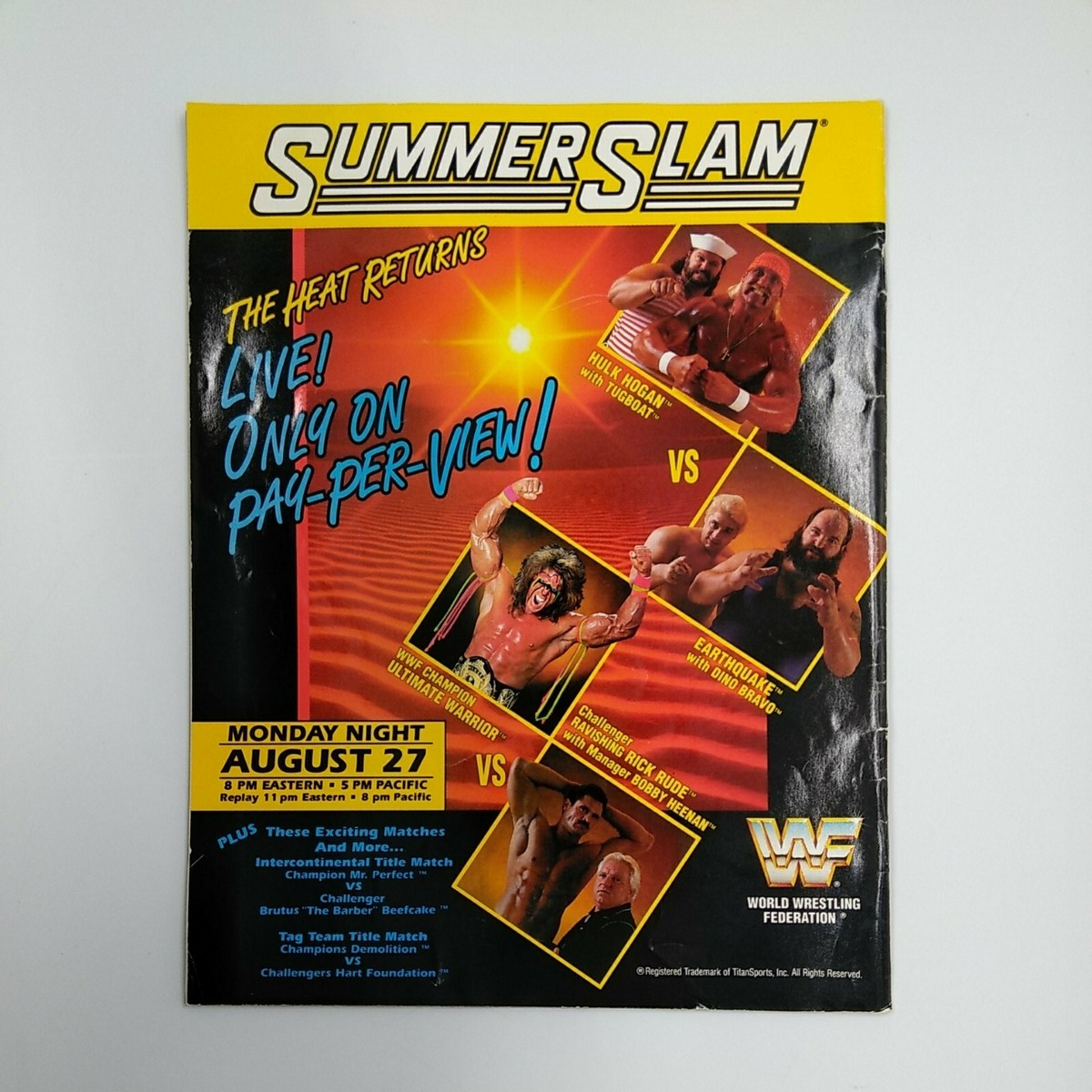 WWF Magazine 1990年9月号 WWF Magazine 1990年9月号