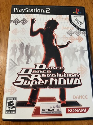 Dance Dance Revolution SuperNova Mat (Sony PlayStation 2) Mat And Game