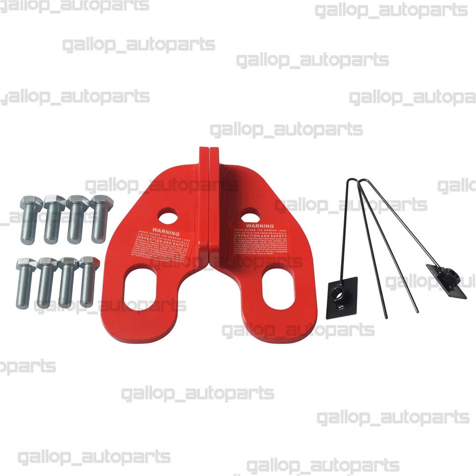 2 RECOVERY TOW POINT KIT FOR NISSAN PATROL GU SERIES 2 3 4 5 HEAVY DUTY 5000KG - image 2 of 4