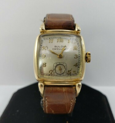 Vintage Bulova Excellency L1 10k Gold Filled Watch - 25mm | eBay