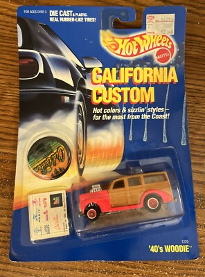 New Hot Wheels California Custom - 40's Woodie #1229 (M141