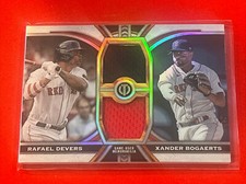 2023 Topps Tribute Rafael Devers/Xander Bogaerts Dual Relic 31/199 DR-DB Red Sox