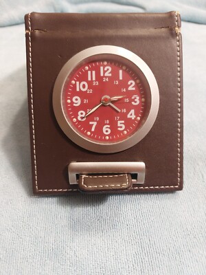 Wellgain Classic Analog Quartz Folding Travel Alarm Clock MS-508