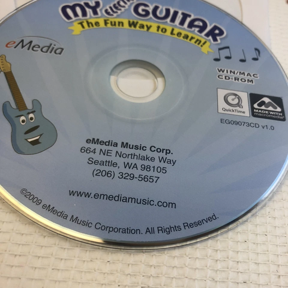 eMedia My Electric Guitar Adult Kids Win Mac CD ROM XP Vista 7 Learn Educational - Image 2 of 4