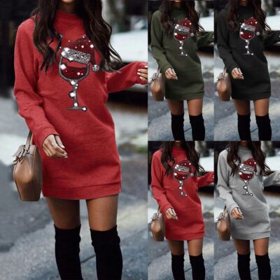 white christmas dresses Ladies Womens Knitted Christmas Xmas Tree Fairisle Novelty Jumper Top –  Generation Fashion main image 1