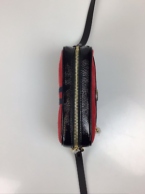 NEW AUTHENTIC GUCCI 517350 Small Ophidia GG Suede Web Stripe NEW AUTHENTIC GUCCI 517350 Small Ophidia GG Suede Web Stripe
