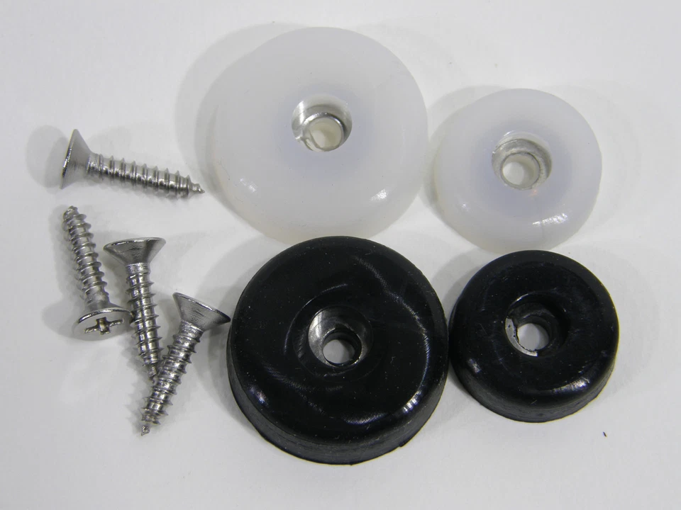 Cutting Board Rubber Bumpers LOW PROFILE Silicone Black Clear Small Large A+ - Image 3 of 4