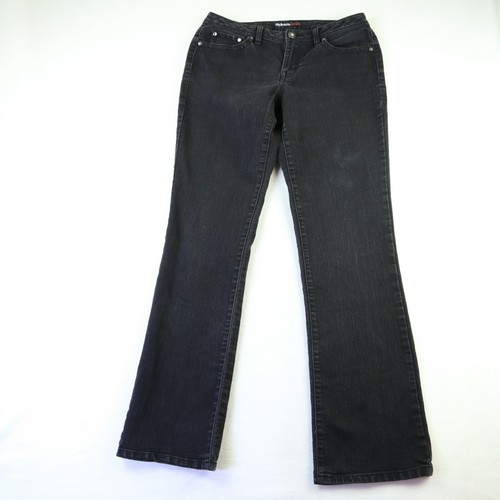 Black Denim Curvy Bootcut Jeans 