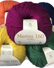 SALE 10-Pack Ferner Wolle Merino 160 - 100 Merino Wool Yarn - Over 80 Value
