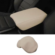 Fit For Honda CRV CR-V 2017-2022 Beige Leather Middle Console Armrest Box Cover