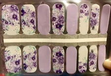 Color Nail Polish Strips,16ct. Purple Petunia. READ DESCRIPTION BELOW