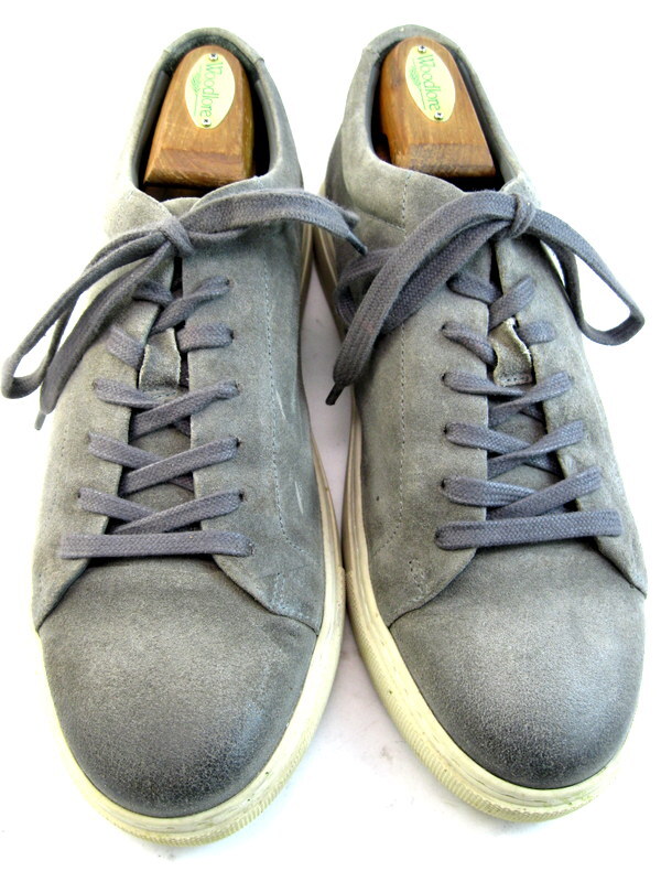 SAOLA Allen Edmonds "CANAL COURT" Sneakers Derby Uomo 8 D Grigio Scamosciato DISCONTINUE(90)