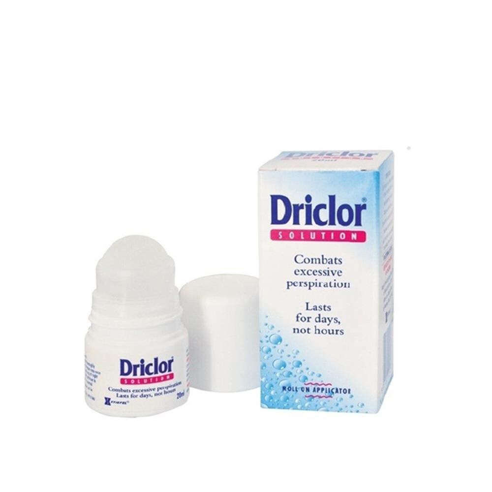 Driclor Antiperspirant Roll On Applicator 20ml Say Goodbye to Sweaty
