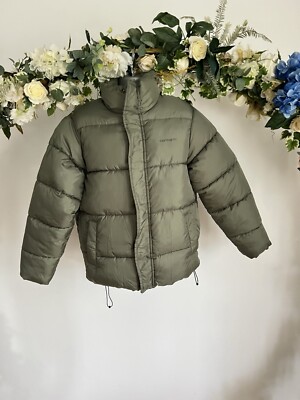 Carhartt Puffer Jacket Mantel S M L XL & 2XL Teal Green Water Repellent Windproof