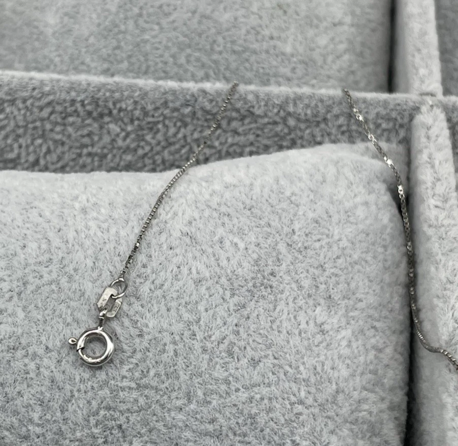 COLLANA DONNA FIRMATA ARGENTO 925 LACCIO CIONDOLO PERLA NATURALE OVALE ELEGANTE - Immagine 4 di 4