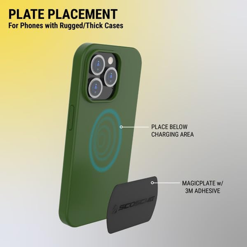 MAGRKI Magicmount Replacement Metal Plate Kit for Phone, Metal Plates for Magnet - 第 6/12 張圖片