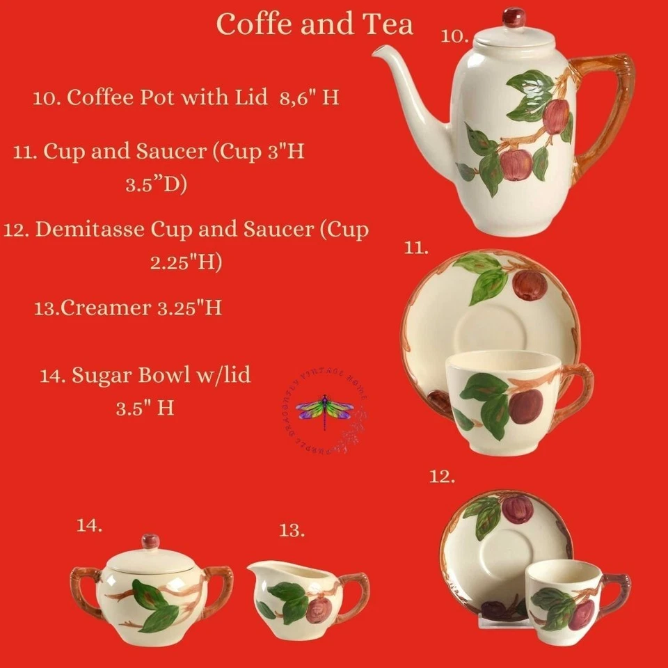 Manzana Franciscana Vintage* Reemplazos* Hecho en EE. UU.* Envío Gratis Foto 4 de 4