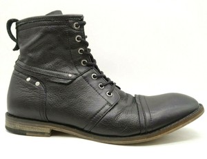 guess black lace up boots