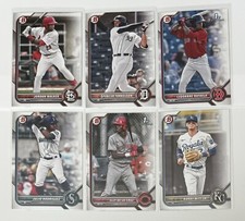 2022 Bowman Baseball Prospects Paper Complete Set 150 Cards - Witt, Elly 1st