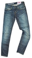 Jeans ZU+ELEMENTS MICRO ALBERTINE donna denim super slim fit indaco W25 KT248