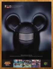 2000 Mickey's Speedway USA Nintendo 64 N64 Print Ad/Poster Racing Game Art 00s